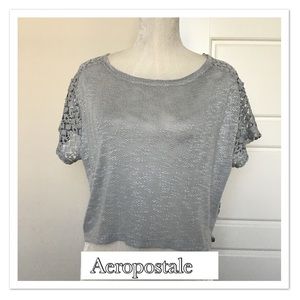 Aeropostale Oversized Crop Top Size M/M